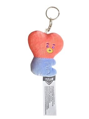 BT21 Tata Plush Keychain Bag Charm – 5” Soft Plush Toy Jelly Candy Series 1